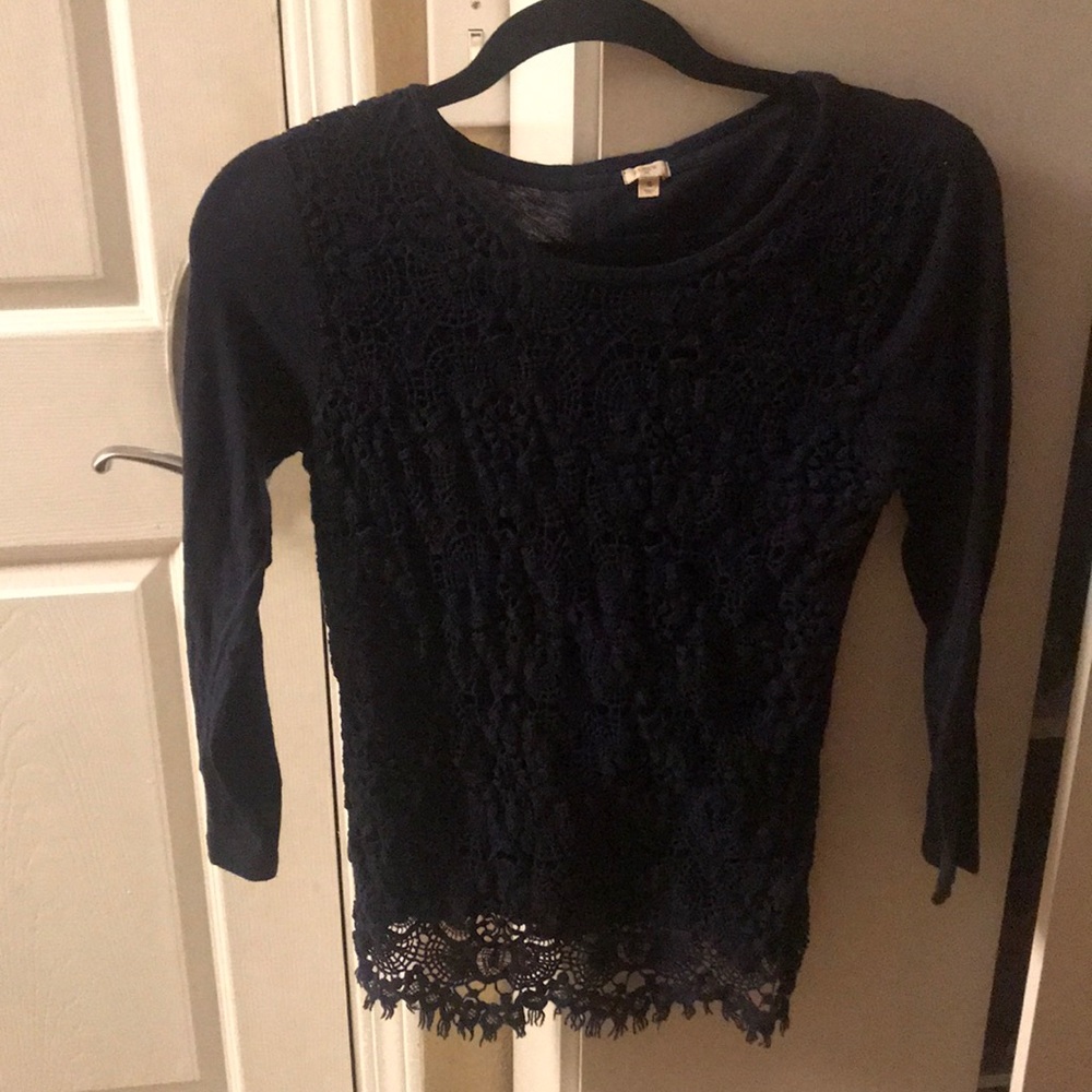 J.Crew mid sleeve shirt